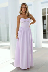 Happy Is Pretty Maxi Dress Lavender