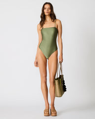 SHINE BRIGHT ONE PIECE SWIMSUIT OLIVE