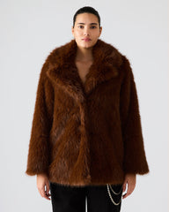 KINDRA COAT BROWN