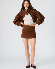 CINDI SKORT CHICORY COFFEE