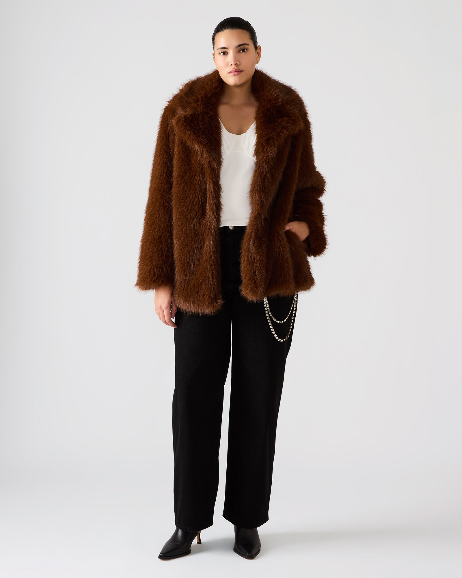 KINDRA COAT BROWN
