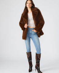 KINDRA COAT BROWN