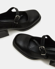 LISBON BLACK LEATHER