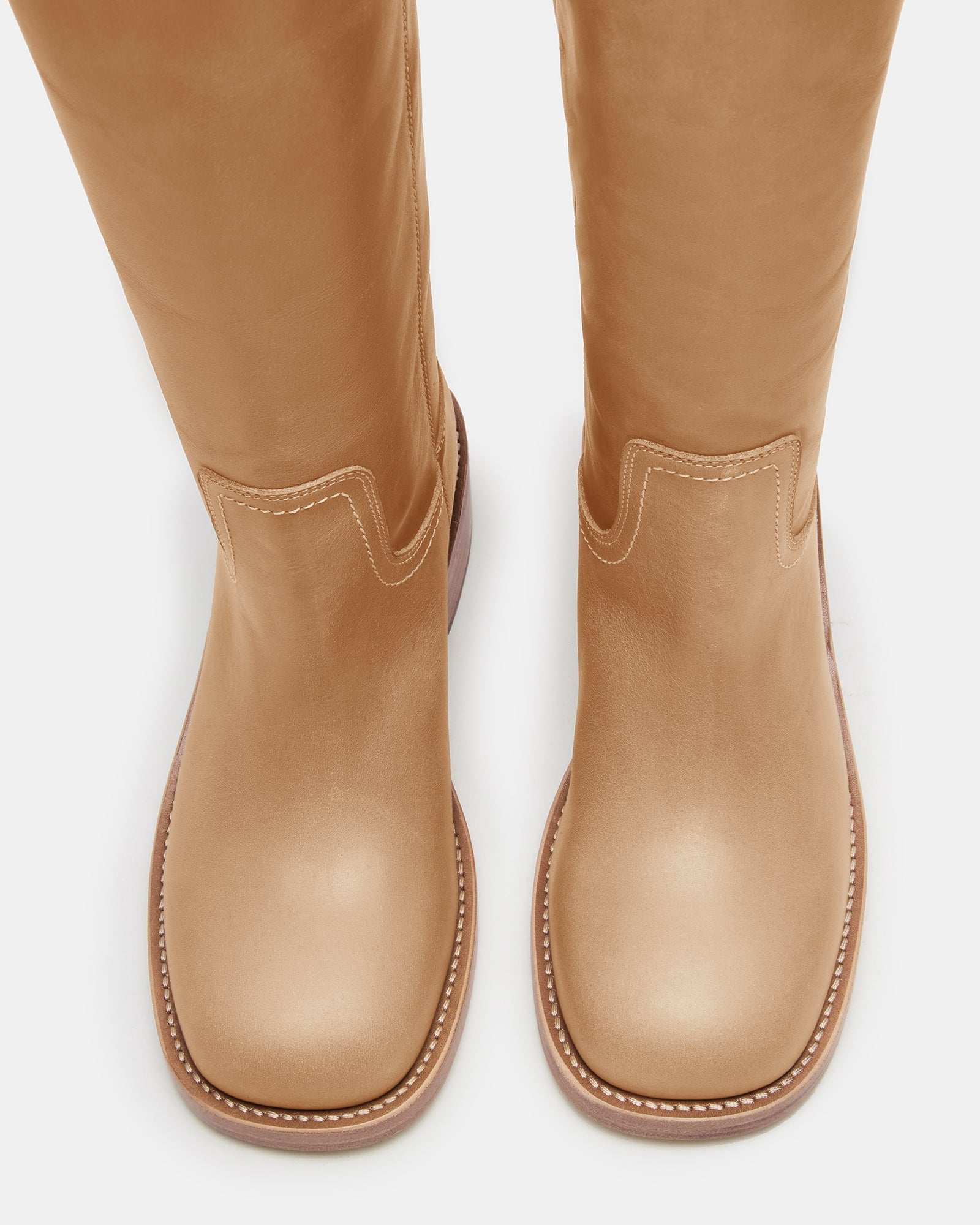 RIGGS BANANA LEATHER WIDE CALF