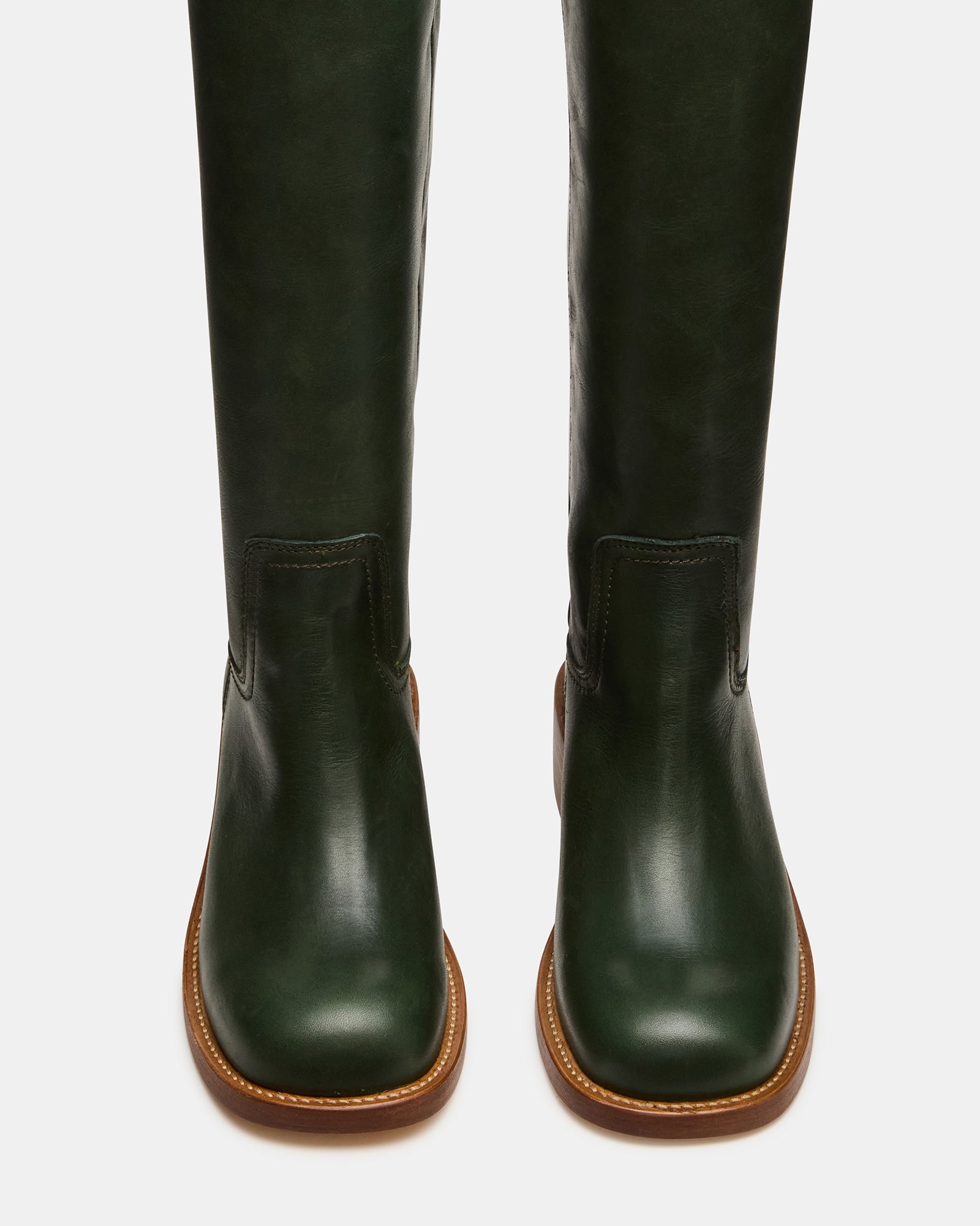 RIGGS DARK GREEN LEATHER