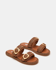 VEYA BROWN RAFFIA