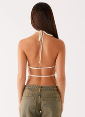 Bennie Halter Top - Ivory